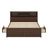 Wood Platform Bed With Multi-Storage Headboard, USB And Drawers-1676302919