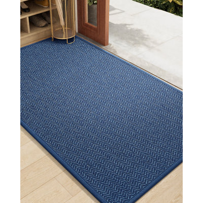 Melio Chevron Polyester Doormat 