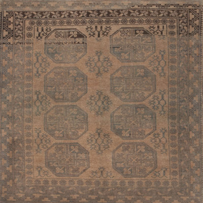 Tapis brun foncé Southwestern