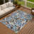 Machine Washable Indoor/Outdoor Jourdan ACN2383 Floral Rug-1418850667