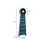 Horloge murale 77,95 "au sol - horloge à quartz verticale bleue