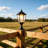 Solar Post Light Outdoor Class Black Aluminum Ww(2 Pack)
