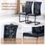 Ensemble de chaises de salle à manger de style Mid-Century moderne avec ressorts rembourrés en similicuir-1376353771-1376353766-1376353764
