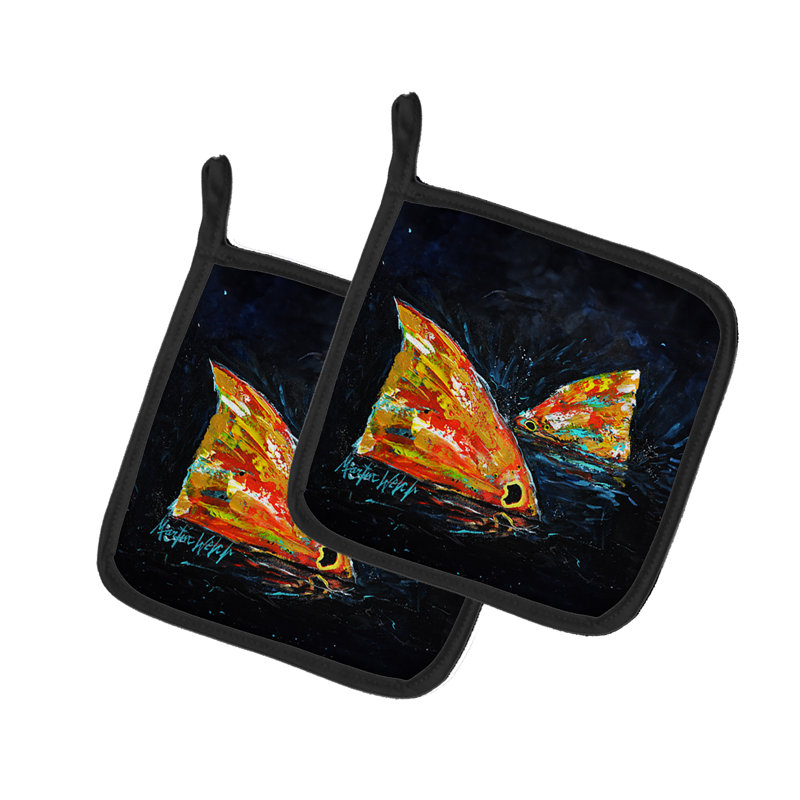 Caroline's Treasures Martin Welch New Artwork Polyester Potholder Set
