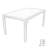 Schaffa Rectangular Table with 6  Chairs Garden Set