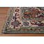 Tapis bleu clair fait à la main 4 x 6