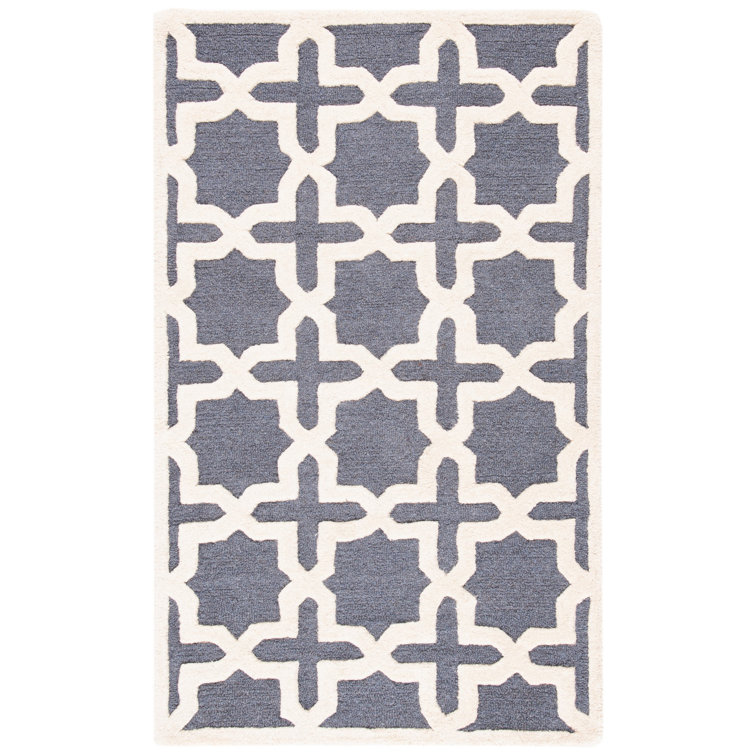 Igna Hand Tufted Wool Geometric Rug