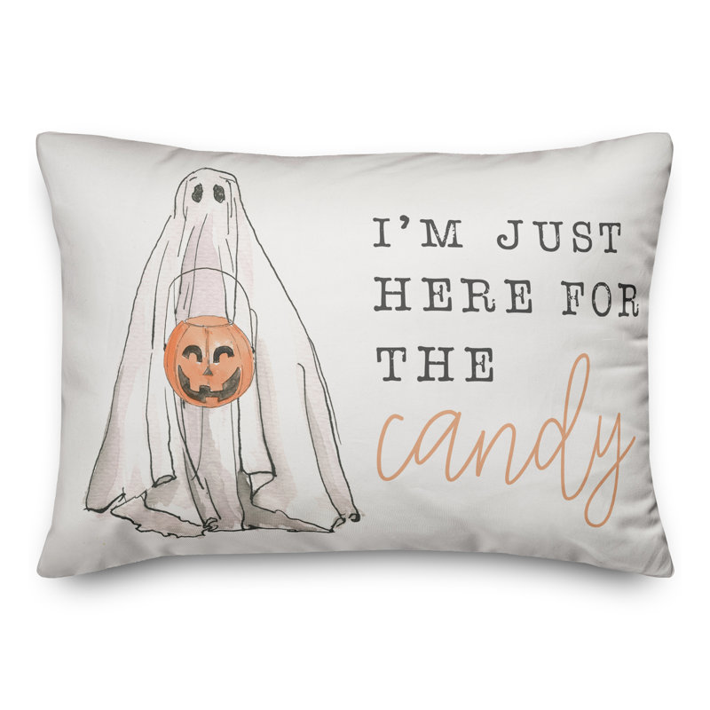  Candy Ghost Rectangular Pillow Cover & Insert
