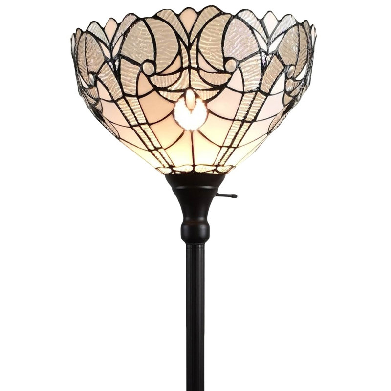 Amarillis 62'' Brown Torchiere Floor Lamp