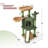 42" Cactus Cat Tree Condo, Multi-Level Tower with Scratching Posts, Perch, Ramp and Hammock for Cats