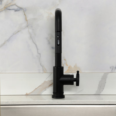 Kingston Brass Wendell Single-Handle Pull-Down Kitchen Faucet