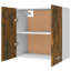 Black Hanging Glass Cabinet 60X31x60 Cm-584496444