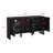 Mid Century Modern Sideboard With Adjustable Shelves And Geometric Patterns For Versatile Storage And Decor