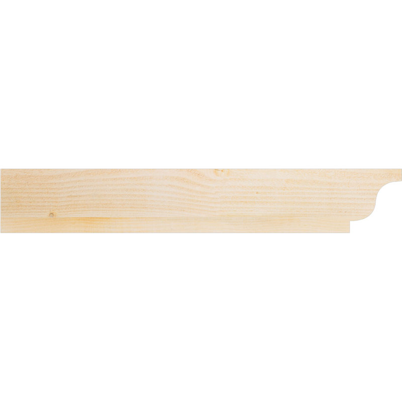 Queue de chevron Newport, Douglas, 6" H x 36" W x 4" D