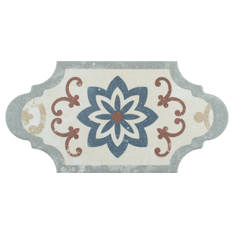 Corinto 6" x 13" Porcelain Patterned Wall & Floor Tile