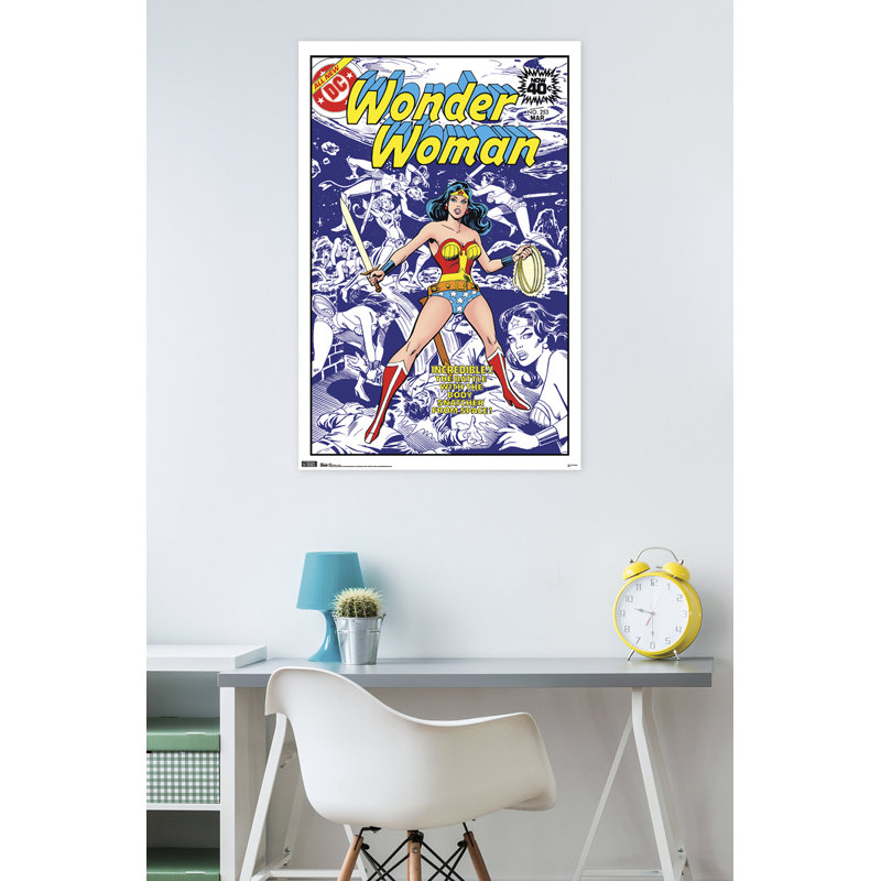 Femme wonder-impression sur papier de couverture