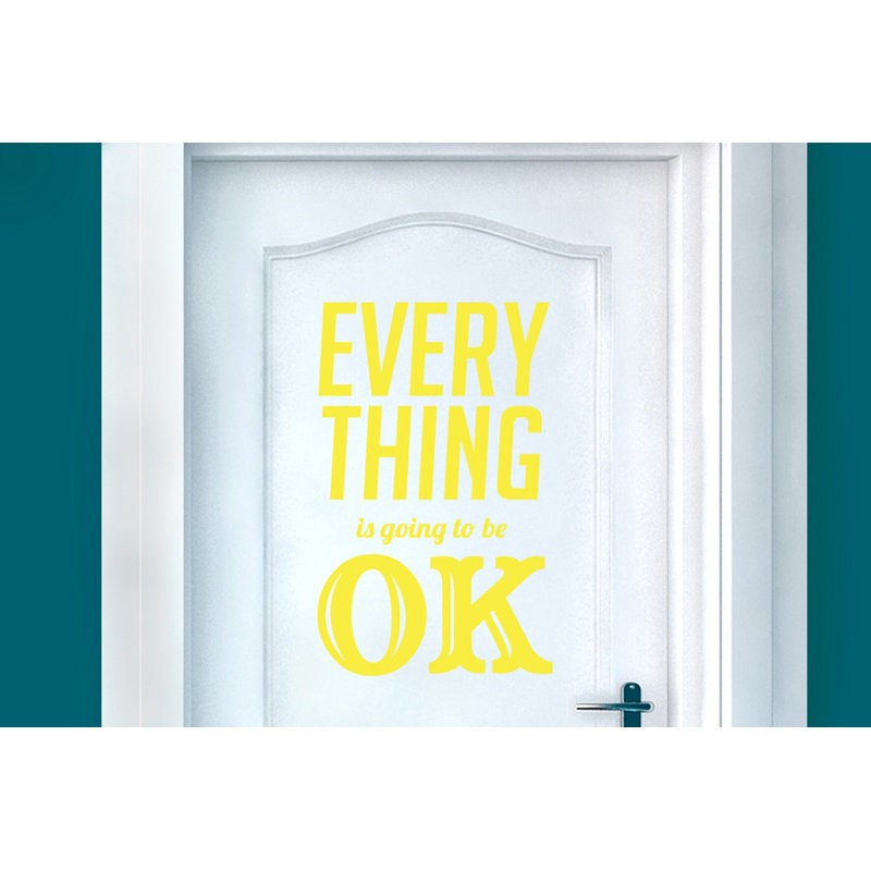 Wall Decal, Bright Yellow