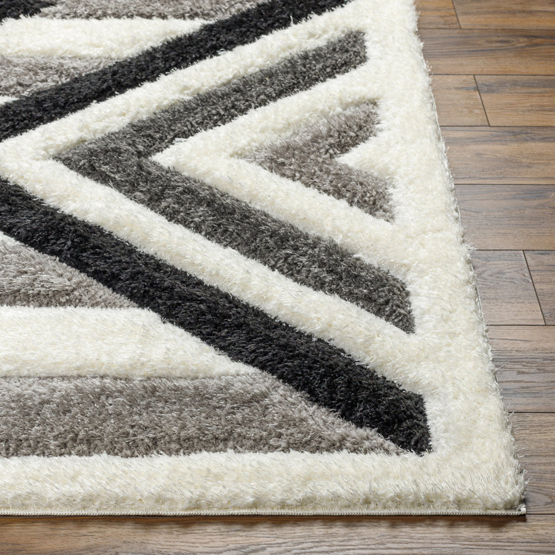 Teylie Striped Indoor Rug, Rectangle 7'10" x 10'