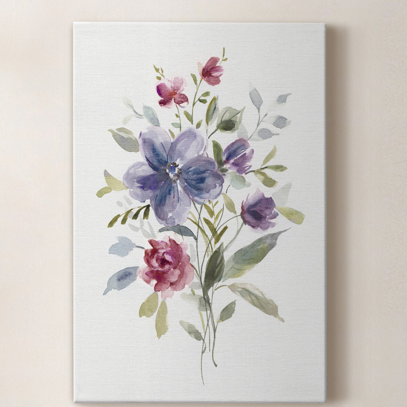 Toile tendue avec châssis de qualité supérieure Color Variety II - prête à être accrochée, H 36 po x l 24 po x P 1 po