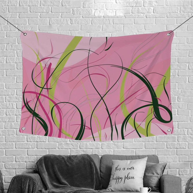 Microfiber Fabric Tapestry, 88" H x 104" W