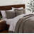 Cozy Modern Plaid Square Stitch Cocoa Soft Garment Washed 8-Piece Microfiber Comforter Set with Sheet Set - Queen-122500917