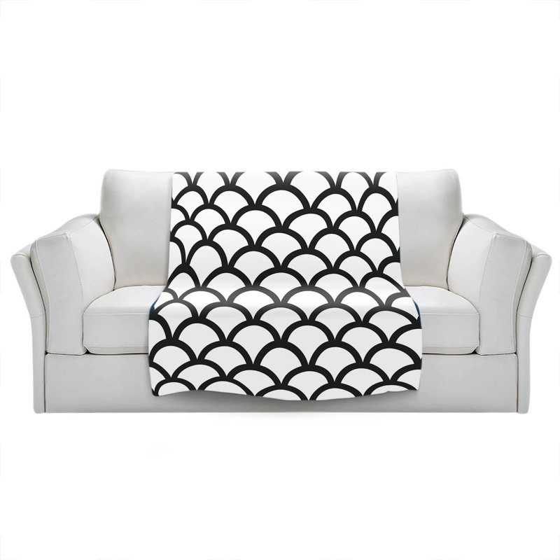 Hand Woven Throw Blanket, 51" W x 60" L