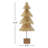 Sisal Bottle Brush Tree with Wood Base