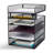Onyx Mesh Horizontal Hanging Desk Storage