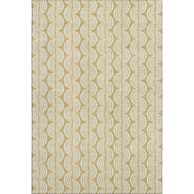 Premium Machine Washable Corum AMF1055 Swirls Rug