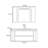French minimalist style bathroom cabinet