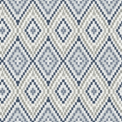Rouleau de papier peint l 33 pi x l 20,5 po geometric ikat Brawley