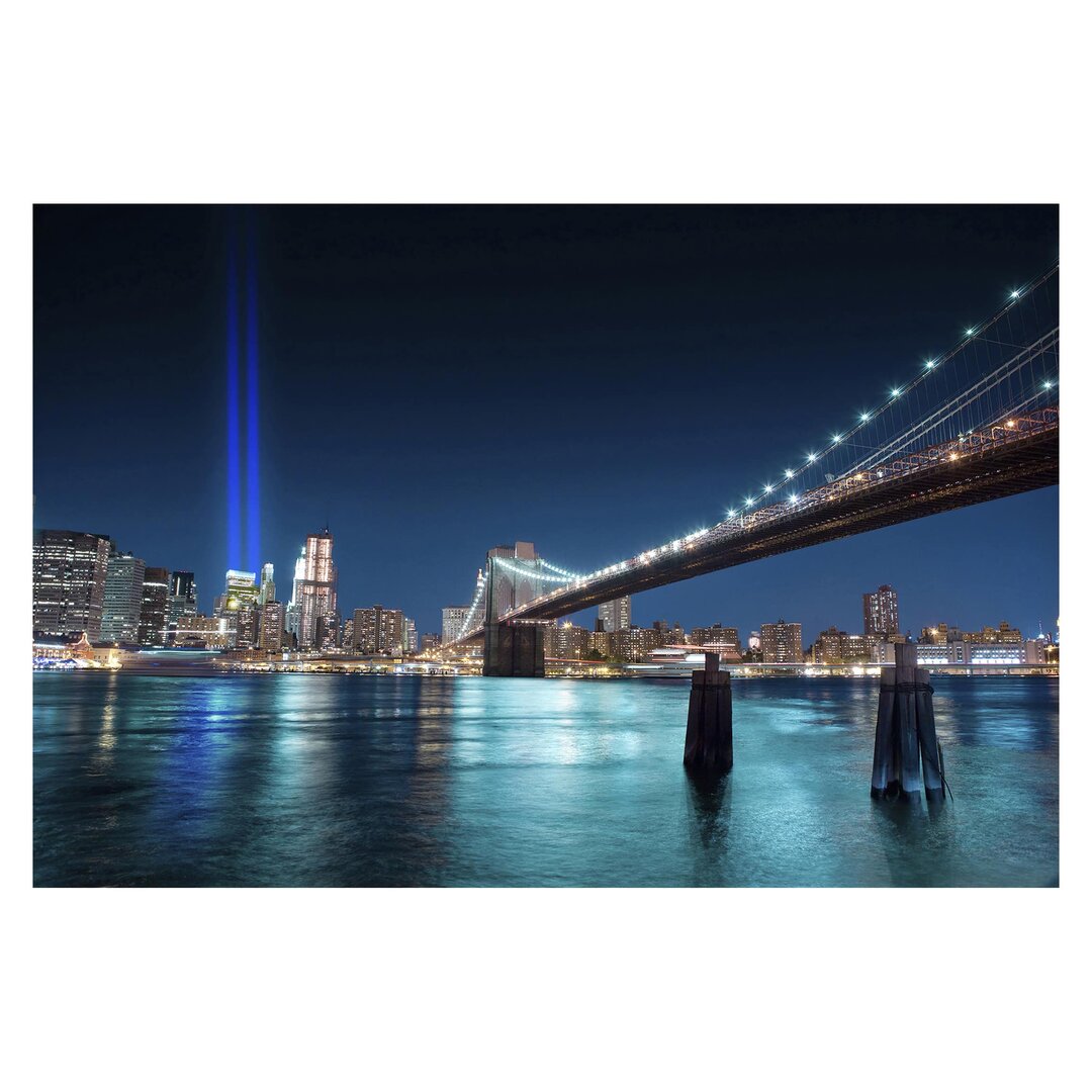 Matt Fototapete Lichter des World Trade Centers 1,9 m x 288 cm