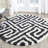 Janitra Shag Hand Tufted Performance Geometric Rug-12414447