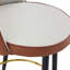 Ensemble de 2 chaises de bar rotatives 360 °-754062368