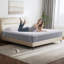 7cm Medium Feeling Memory Foam Mattress Topper Infused With Gel For Comfort Sleep-594341535