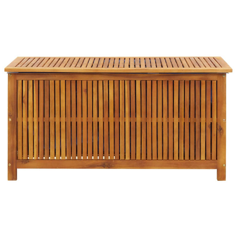 Boîte de rangement pour l'extérieur vidaXL, boîte de terrasse, bois d'acacia massif