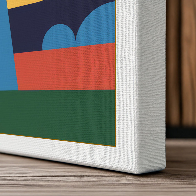 Heart Tree Modern - Wrapped Canvas, 24x16 - 61.0 x 40.6 cm, White Border