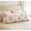Housse de coussin lombaire réversible en mélange de coton à motif floral rétro, housse de coussin décorative à imprimé botanique avec fermeture à glissière cachée