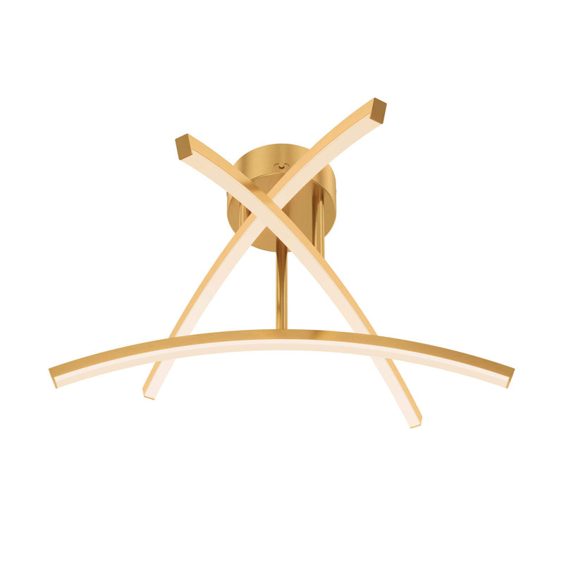 Lanese Acrylic LED Flush Mount, Gold