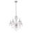 Claudette 5 - Light Candelabra Crystal Chandelier