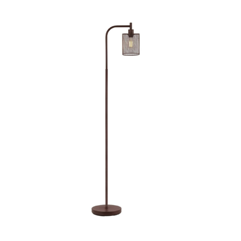 BEDSIDE LAMP WITH IRON MESH SHADE