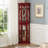 Glass Display Shelf With Tempered Glass Doors, Lighted Corner Curio Cabinet, Accent Cabinet
