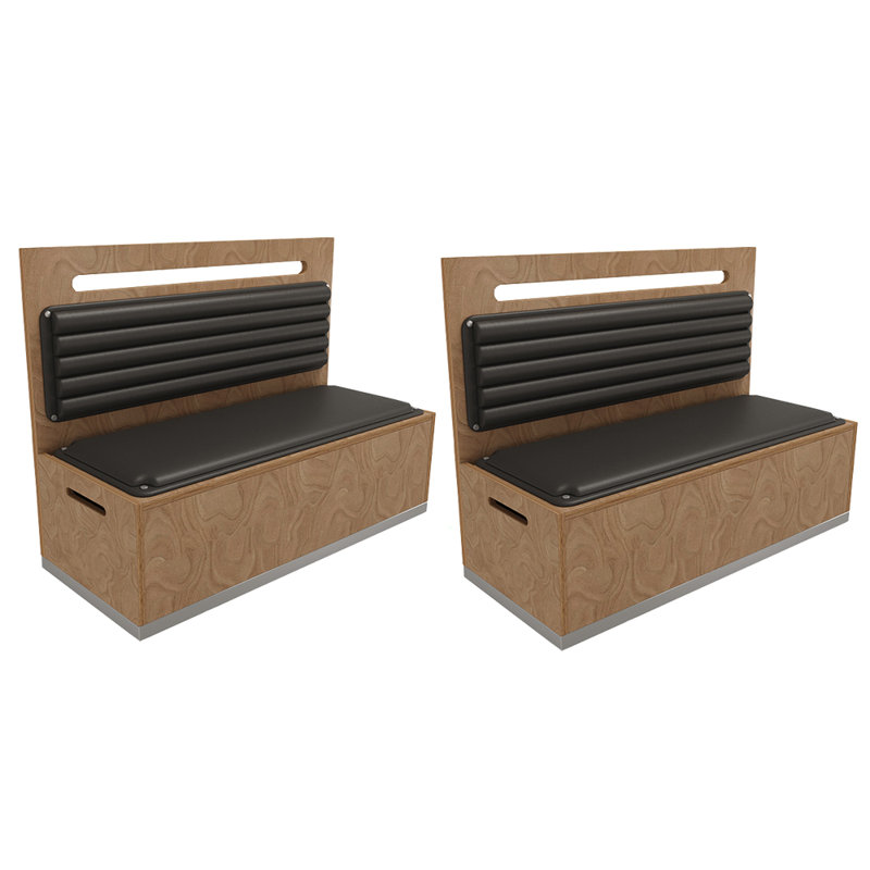 Bar Bar, restaurant, boulangerie, banc simple moderne