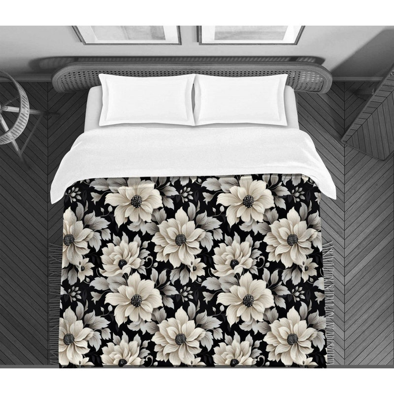 Édredon floral Anouar, Édredon simple très long