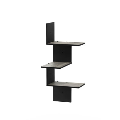 Authement 3 Piece Tiered Corner Shelf