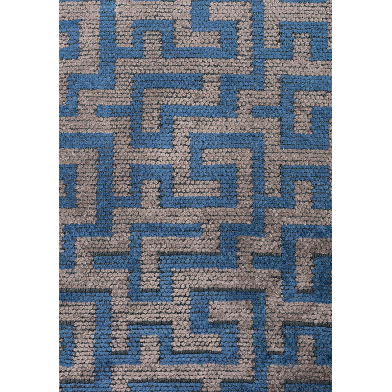 Geometric Allover Trellis Rug, Square 9'10"
