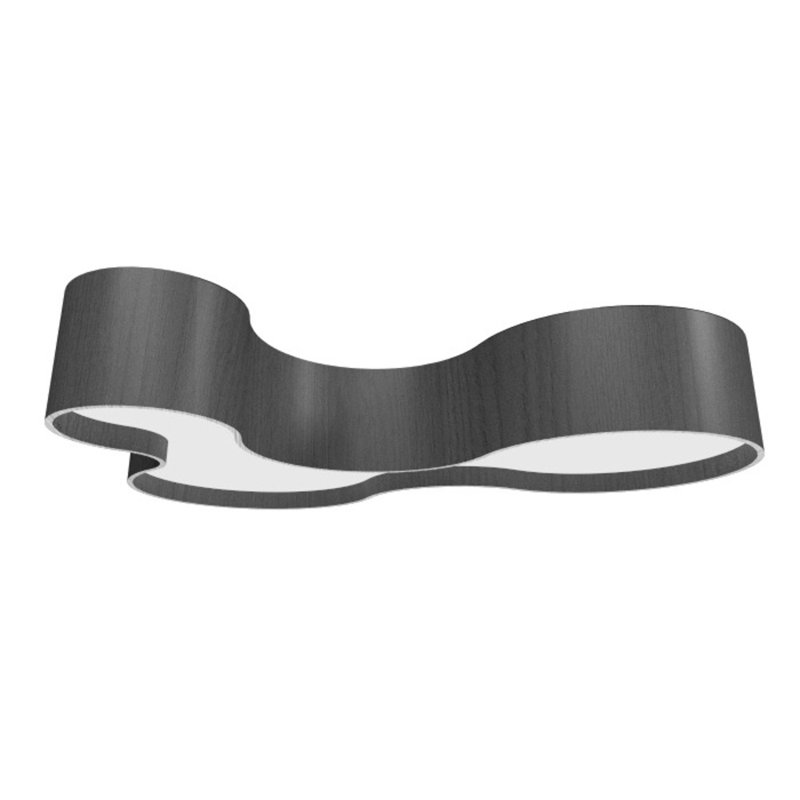 1 - Light LED Flush Mount, Organic Gray