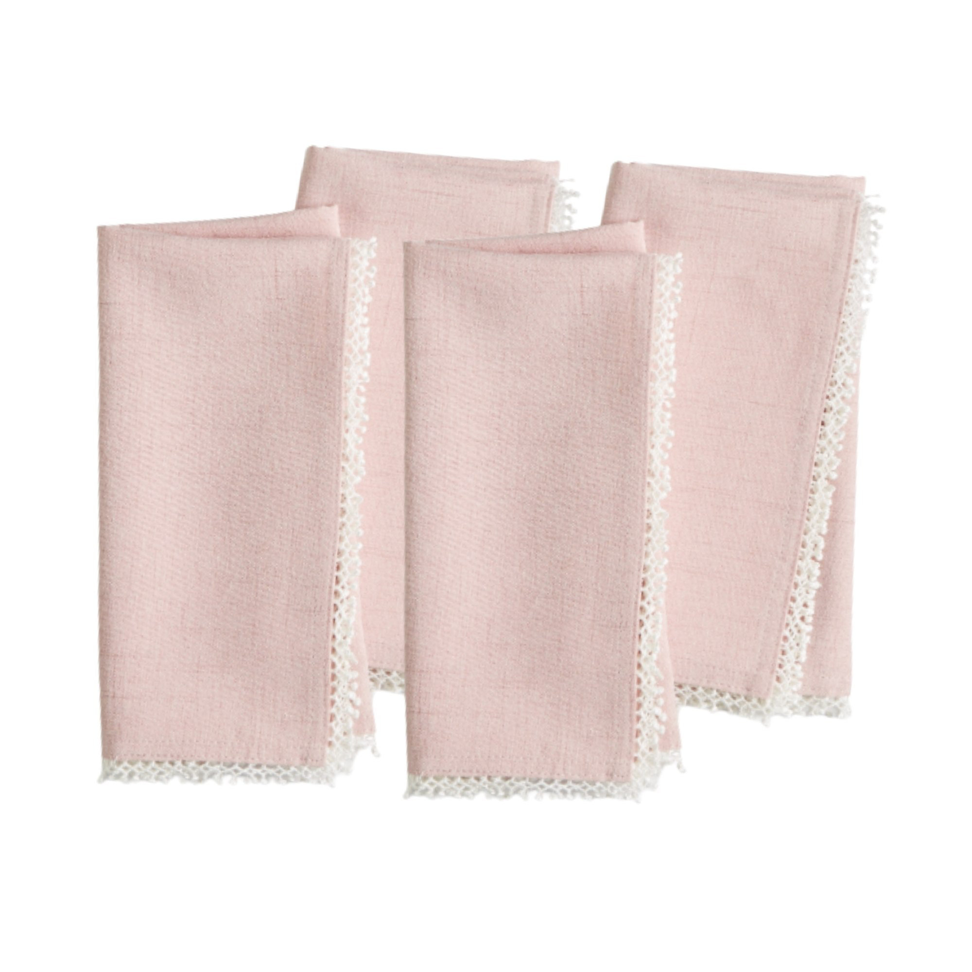 Lenox French Perle Solid Napkins, Blush