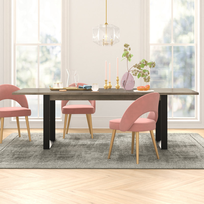 Lafabrica Extendable Metal Base Dining Table