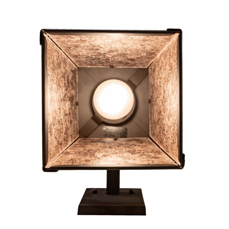 1 - Light Armed Sconce, Silver, Oil Rubbed Bronze